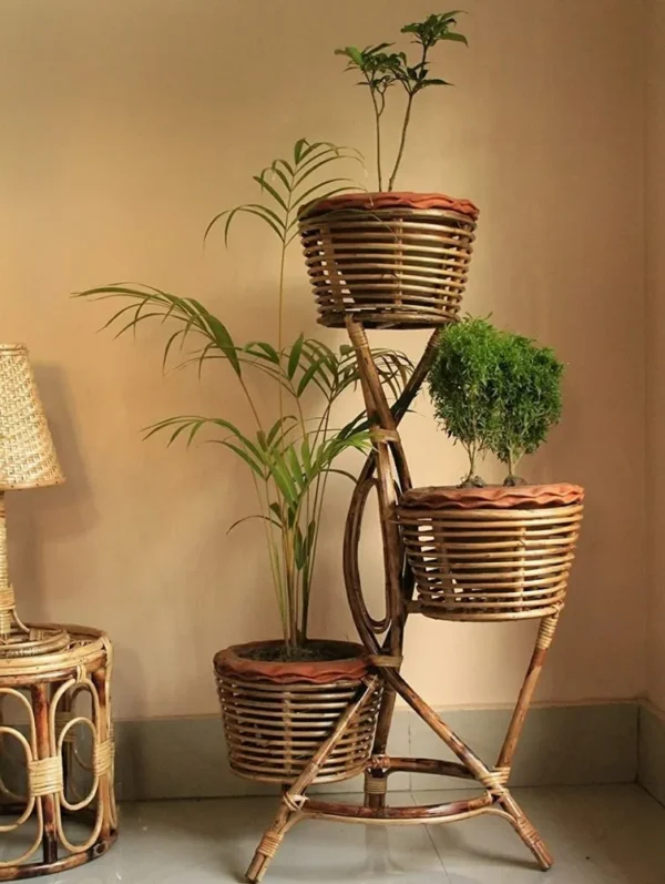 Bamboo Plant Stand